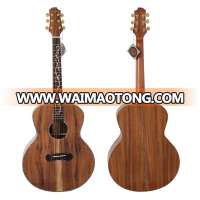 Aiersi factory price OEM brands 40 Jumbo Solid Koa Acoustic guitar for sale