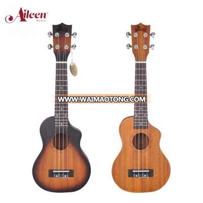 (AU07LC) Aileen Music arched back design mahogany cutaway  Aquila strings Middle grade ukulele